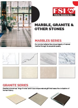 Marble, Granite & Other Stones